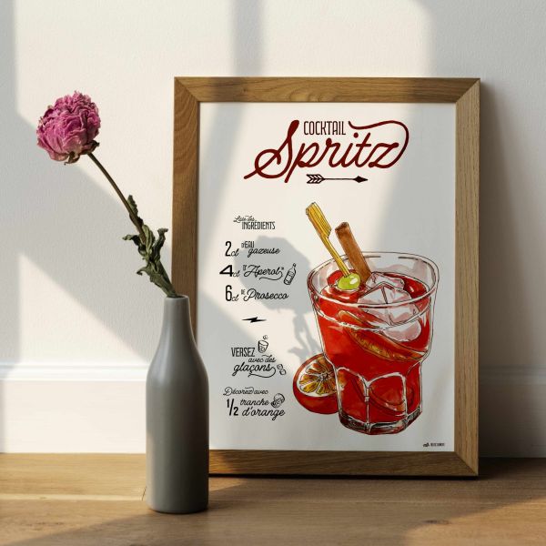 Affiche Cocktail Spritz