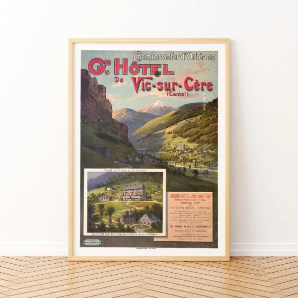 Affiche Grand Hôtel Vic sur Cère