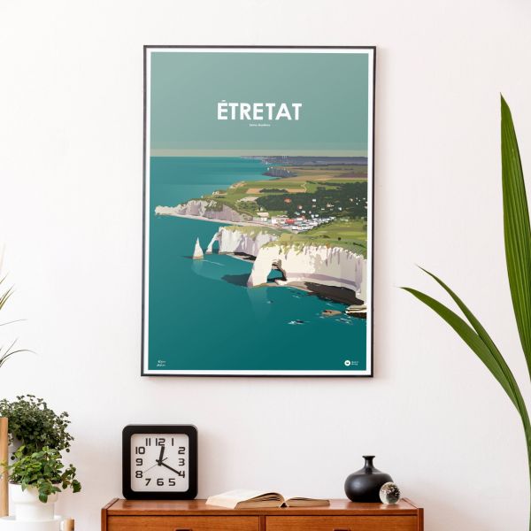 Affiche Falaises d’Étretat