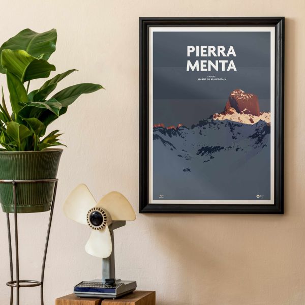 Affiche Pierra Menta Massif du Beaufortain