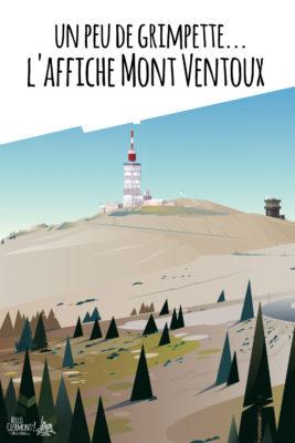 épingle pinterest Un peu de grimpette: l'affiche du mont ventoux