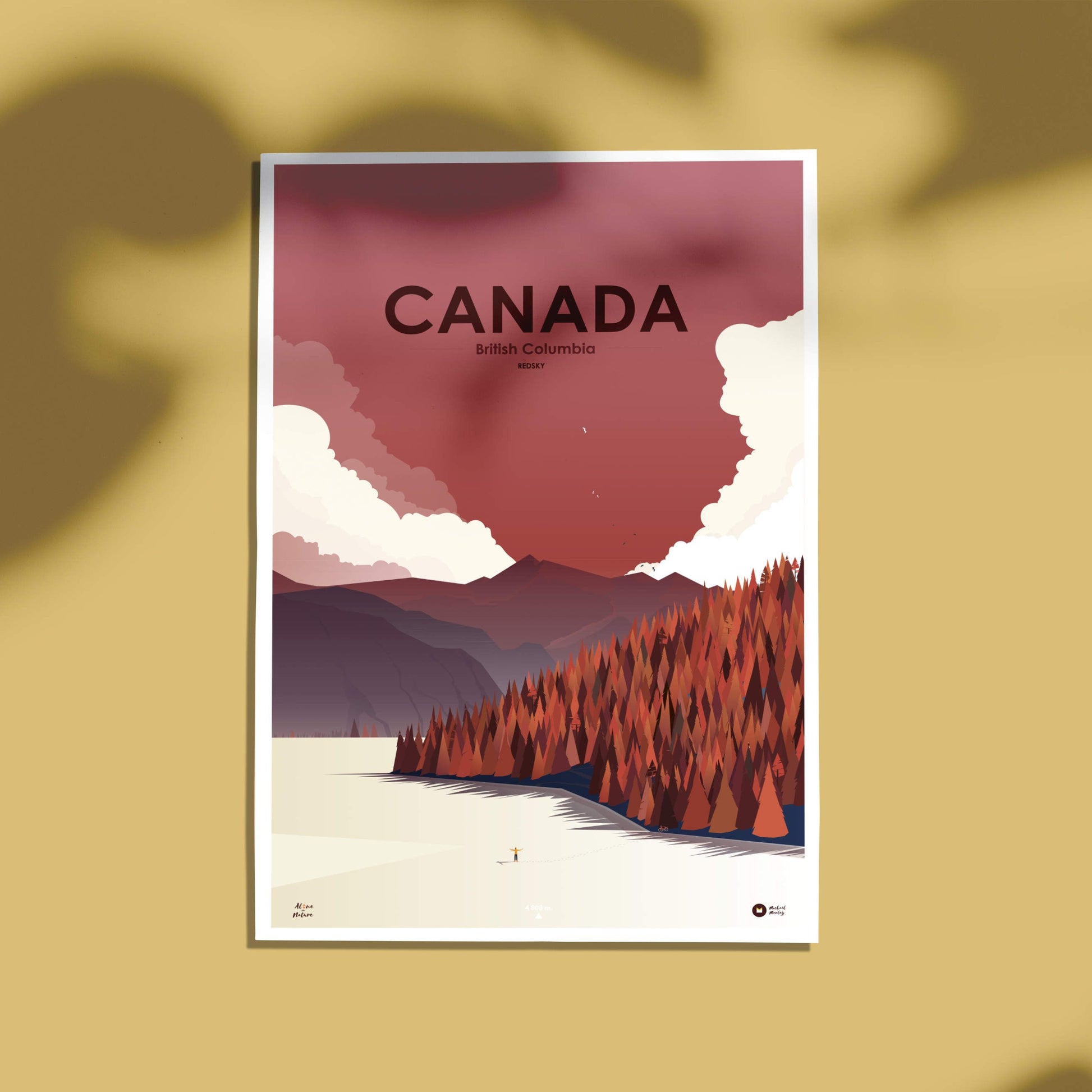 Carte Canada Rouge