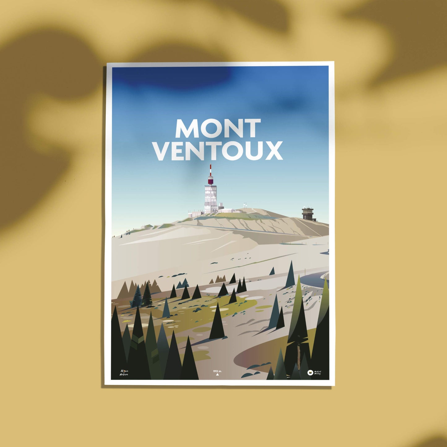 Carte Mont Ventoux