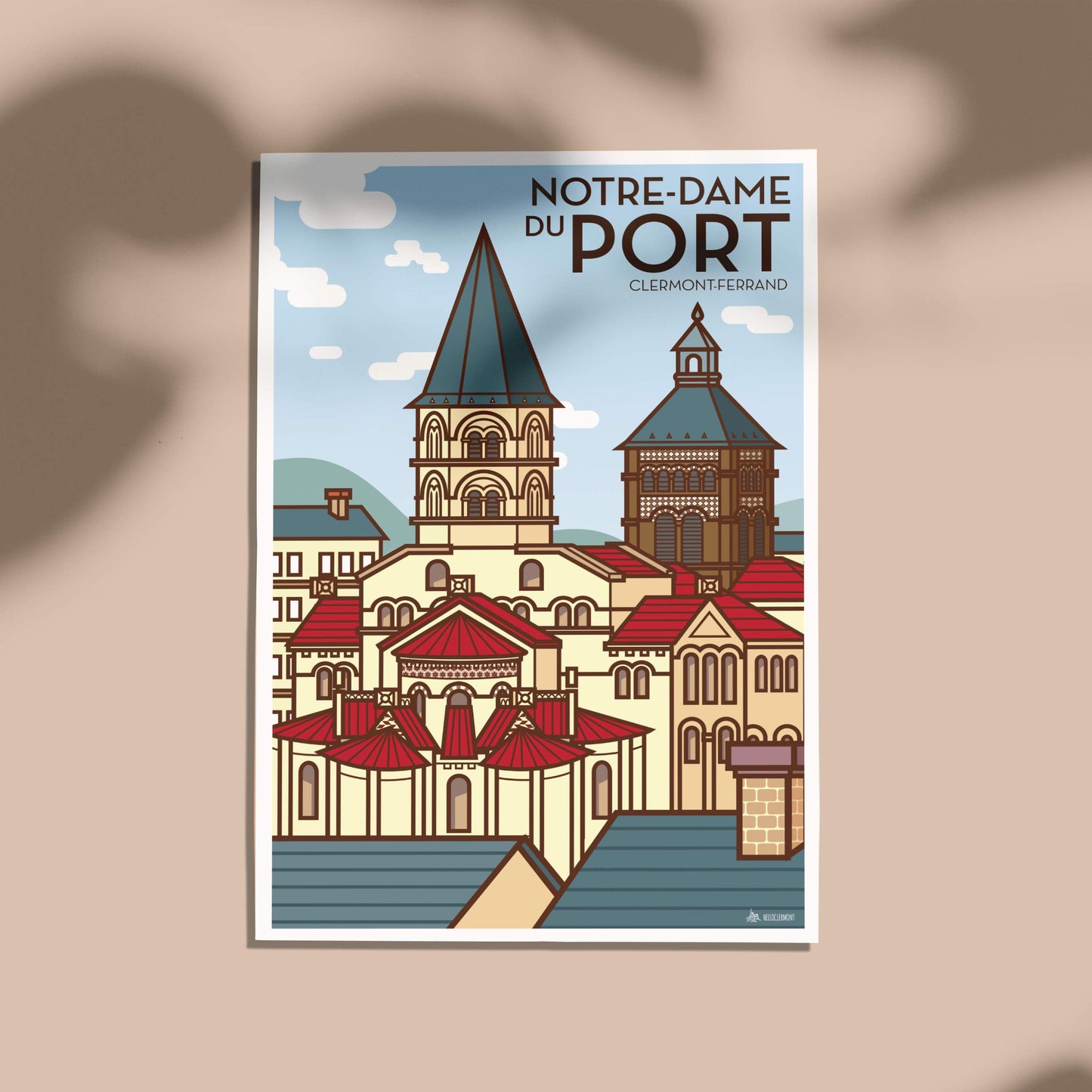 Carte Notre-Dame du Port Clermont-Ferrand