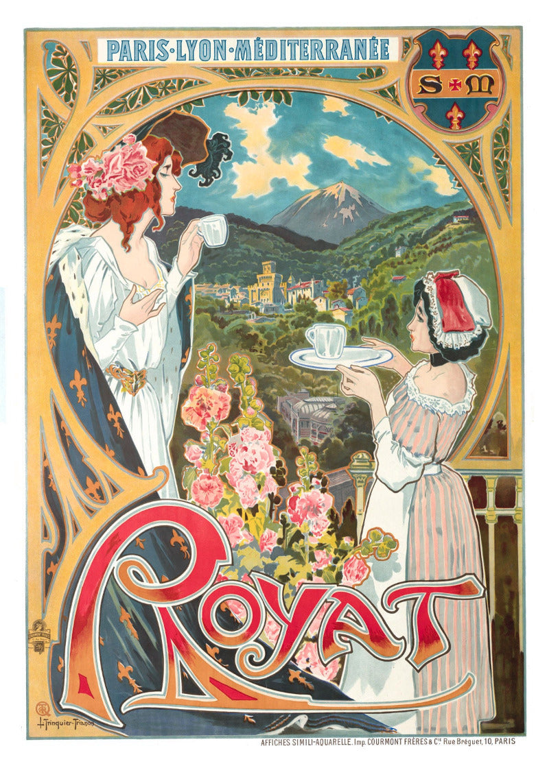 Affiche Royat Art Nouveau