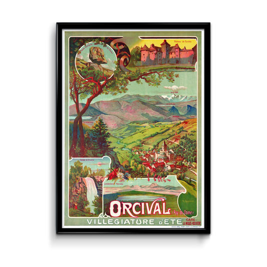 Affiche Orcival Puy-de-Dôme