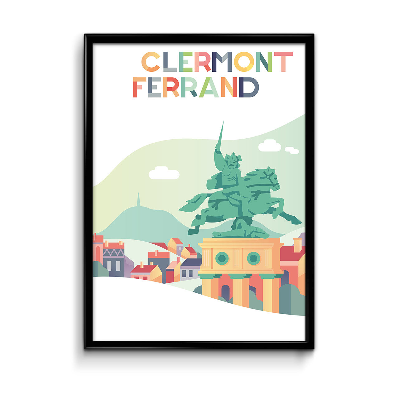 affiche vercingétorix clermont-ferrand