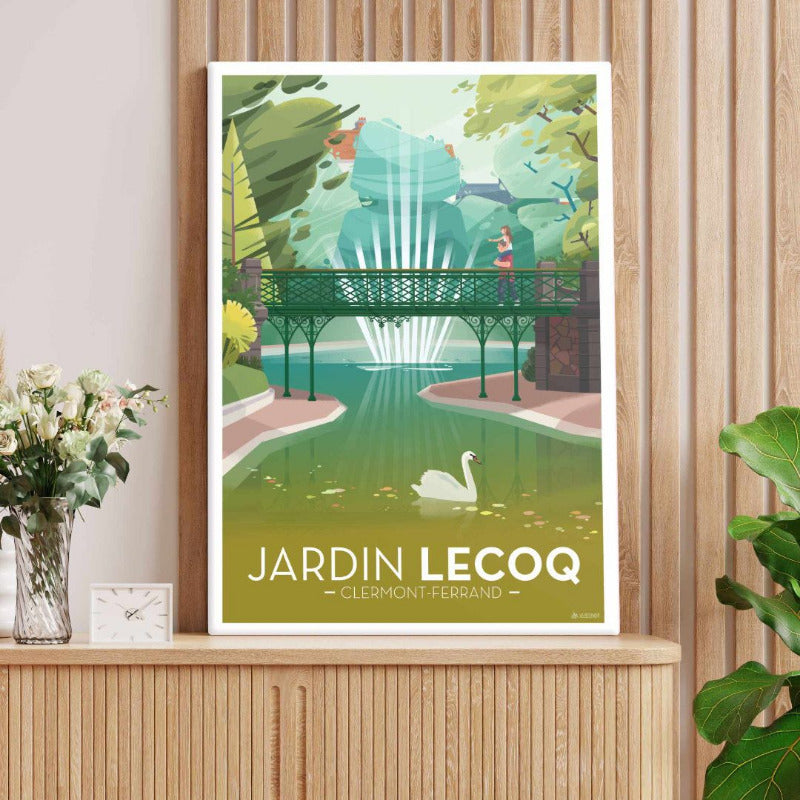 Affiche Jardin Lecoq