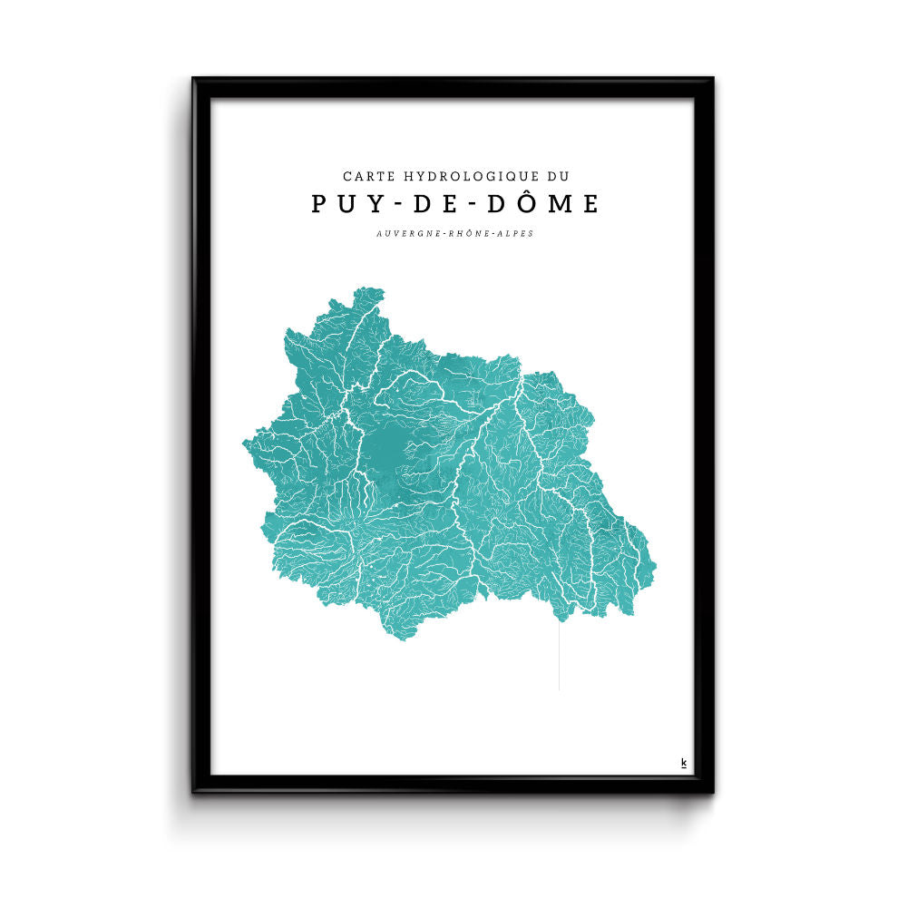 Carte Hydrologique du Puy-de-Dôme