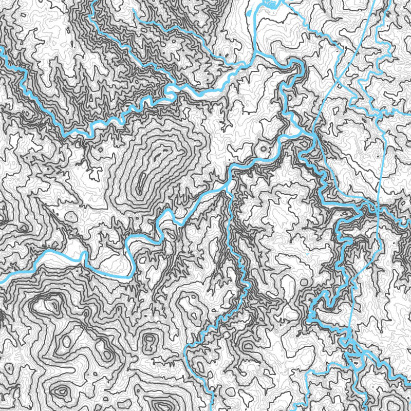 Carte Topographique de la Haute-Loire détail