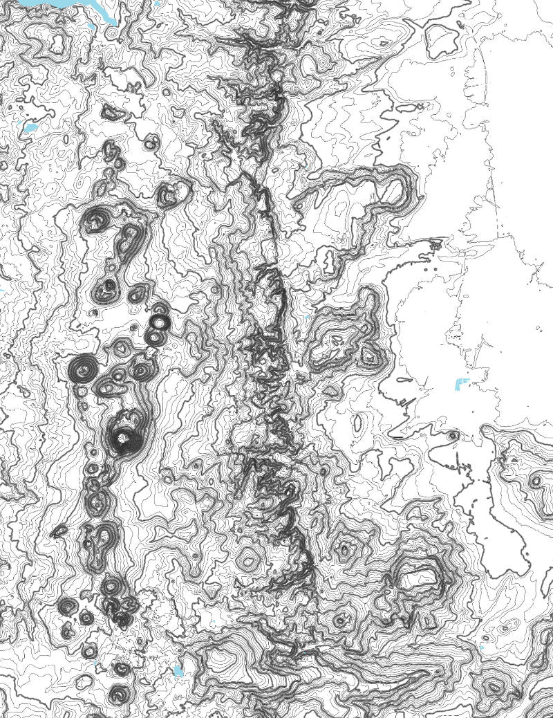 Carte Topographique du Puy-de-Dôme