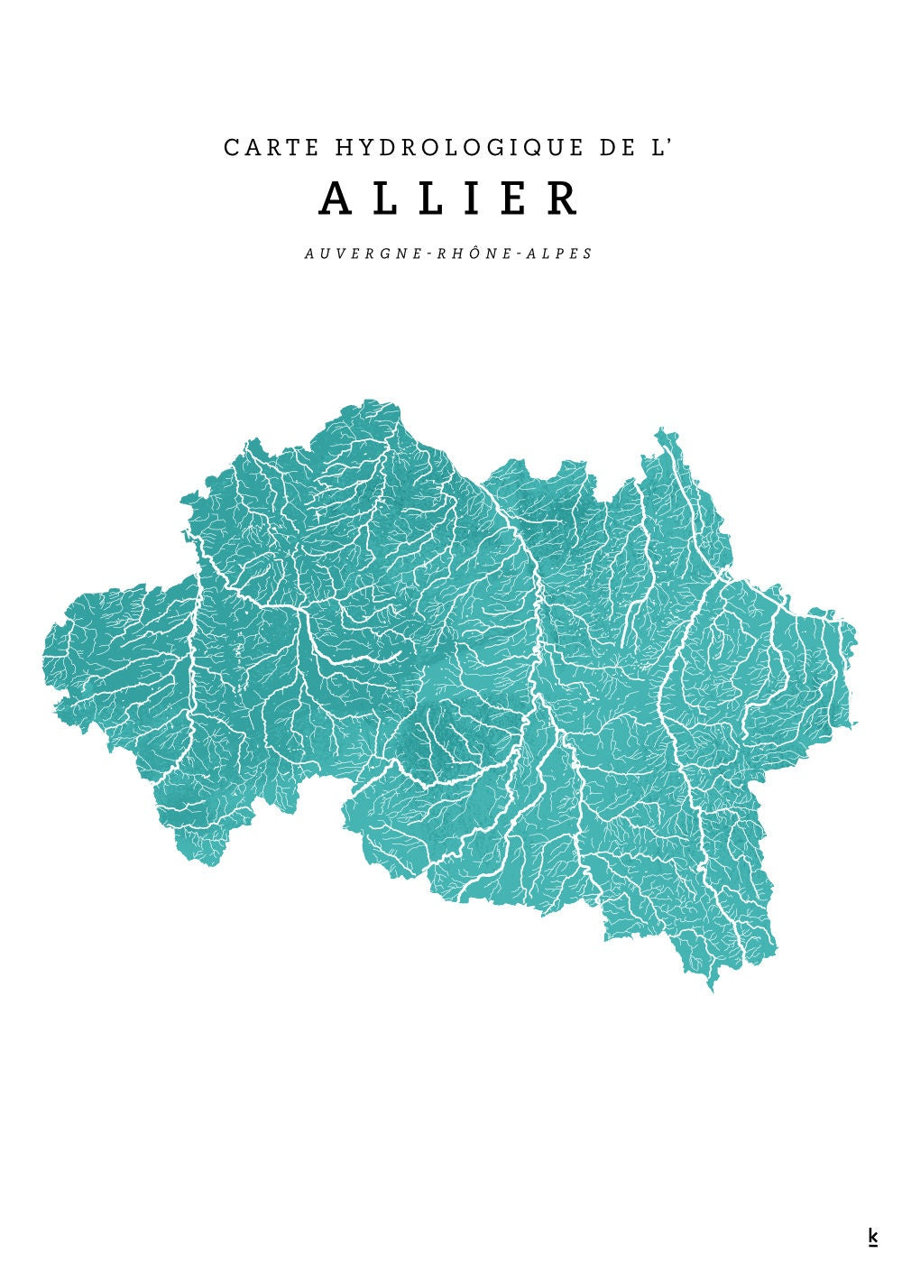 Carte Hydrologique de l’Allier