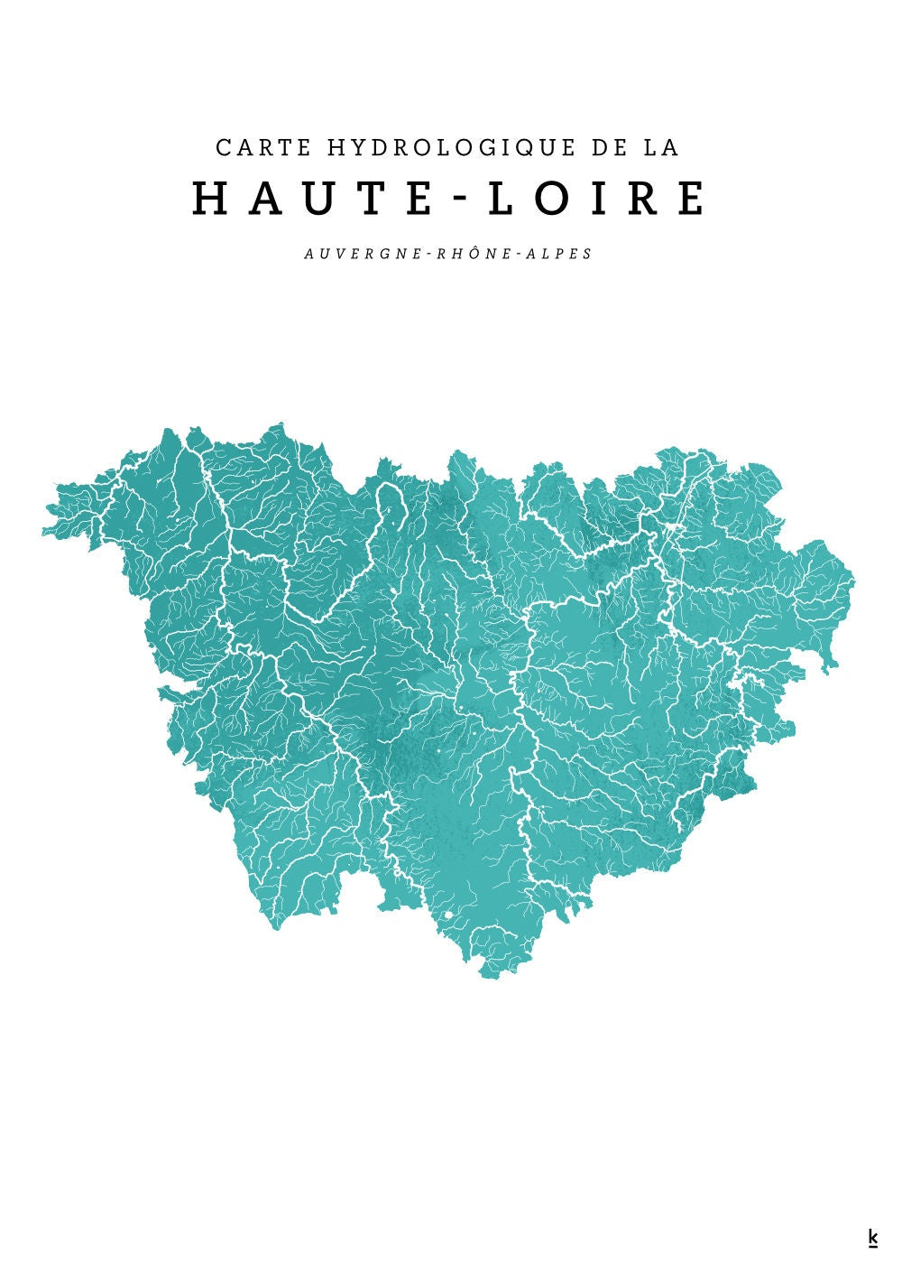 Carte Hydrologique de la Haute-Loire