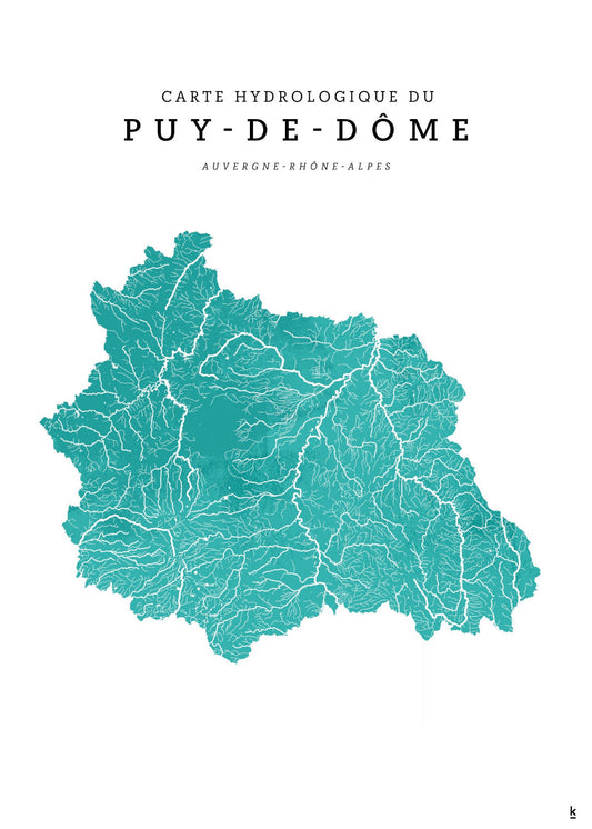 Carte Hydrologique du Puy-de-Dôme